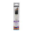 Simply Simmons Short Handle Synth. 3 Brush Rounds Set