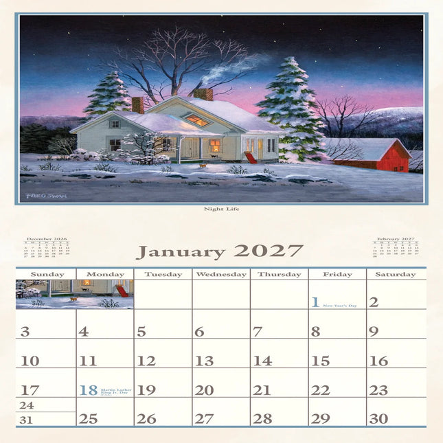 Pine Ridge Calendar 2027 A Place to Call Home