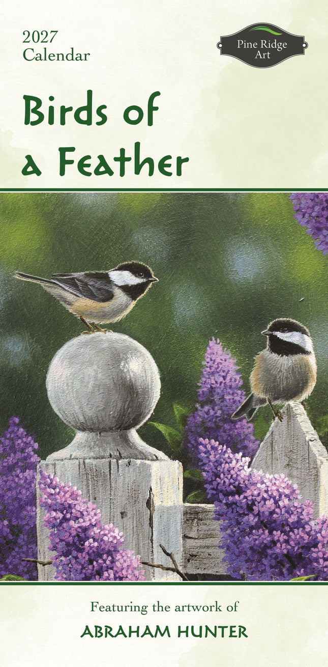 Pine Ridge 2027 Vertical Wall Calendar Birds of a Feather