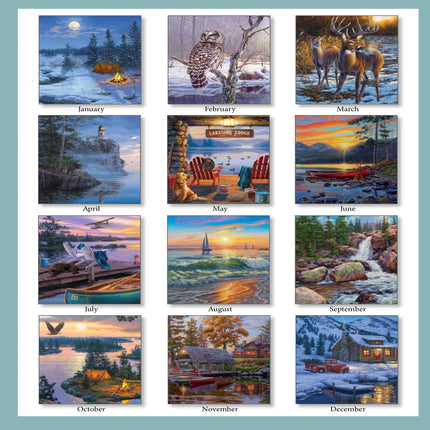 2027 Pine Ridge Great Outdoors Vertical Calendar