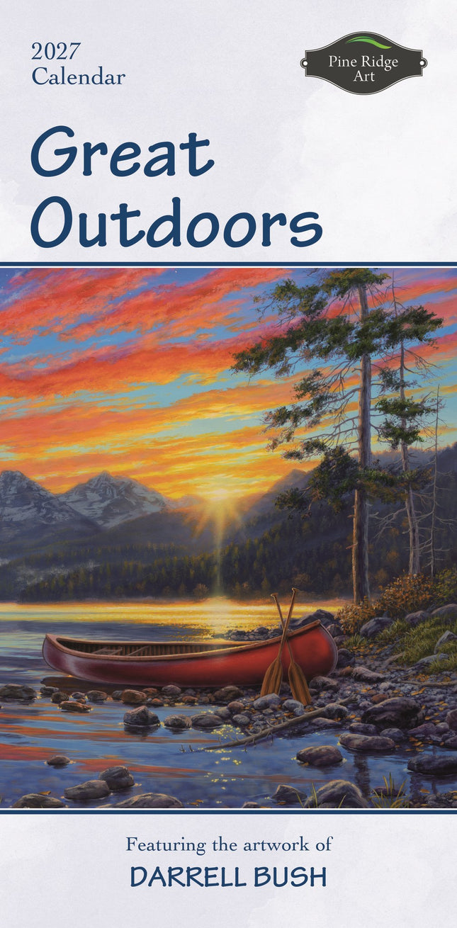 2027 Pine Ridge Great Outdoors Vertical Calendar