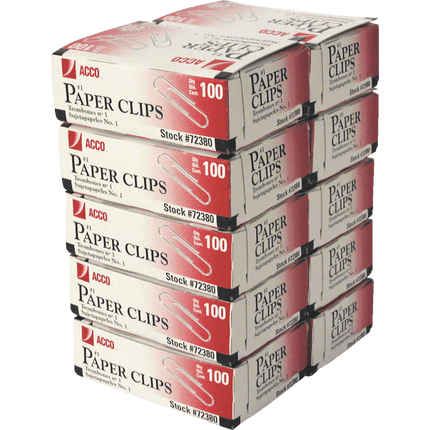 Paper Clips No. 1, Plain Silver 