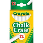 Craies Blanches Crayola(Md) Avec Onglet De Suspension, 12 Par Boîte