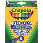 Crayola® Washable Large Crayons, Box of 8 