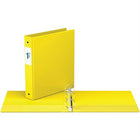 Reliure indispensable avec anneaux ronds 1-1/2 po., jaune