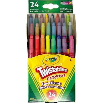 Crayons-Crayola Twistables 24/Pk