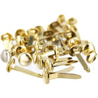PAPER FASTENER-BRASS PLATED 1-1/4