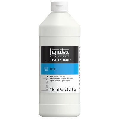 Gesso Blanc Pour Préparation De Surfaces Liquitex, 946 Ml
