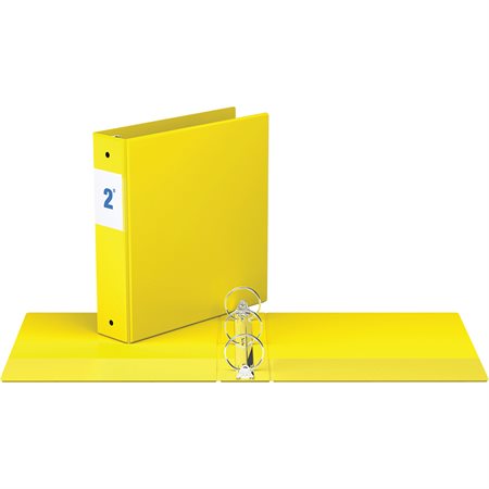 Relieur  anneaux ronds jaune Davis 2 pouces