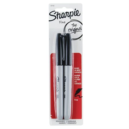 Marqueur fin Paquet de 2 noir