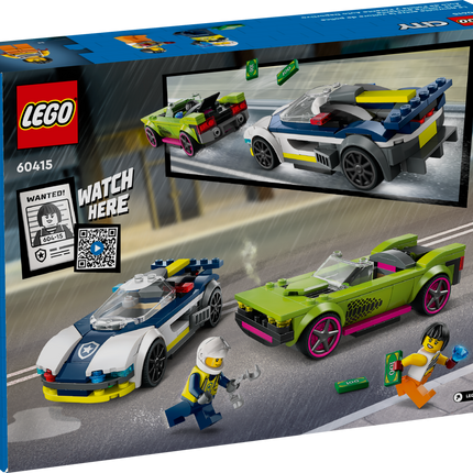 Lego 60415 La poursuite entre la voiture de police et la voiture puissante