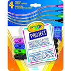 Marker-Crayola Metallic Outline, Assorted 4/Pk
