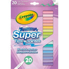 Marker-Crayola Washable, Super Tips Pastel Colors 20/Pk