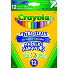 Crayola - 12 Fine Markers Original Color