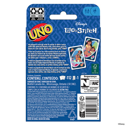 Jeu Uno - Lilo & Stitch