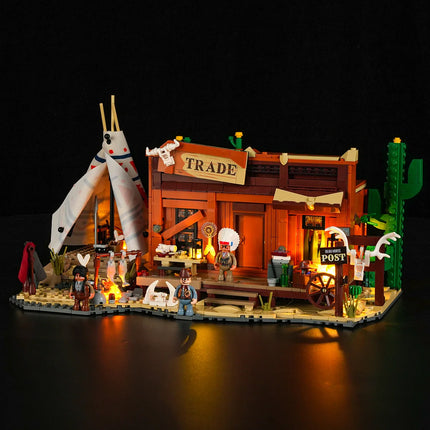 Lumibricks Western Fur Trading Post