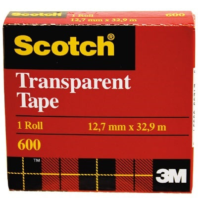 Recharge De Ruban Adhésif Clair De Scotch 12.7Mm X 32.9M