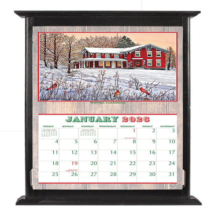 Horizontal Calendar 2026 Pine Ridge - Garden Glory