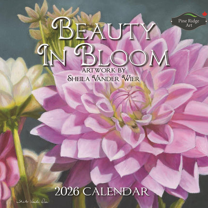 Horizontal Calendar 2026 Pine Ridge - Beauty in Bloom