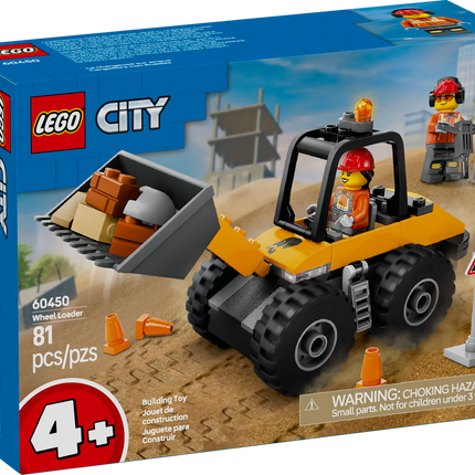 Lego City 60450 La chargeuse sur pneus de construction jaune