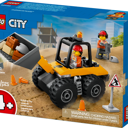 Lego City 60450 La chargeuse sur pneus de construction jaune
