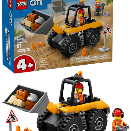Lego City 60450 La chargeuse sur pneus de construction jaune