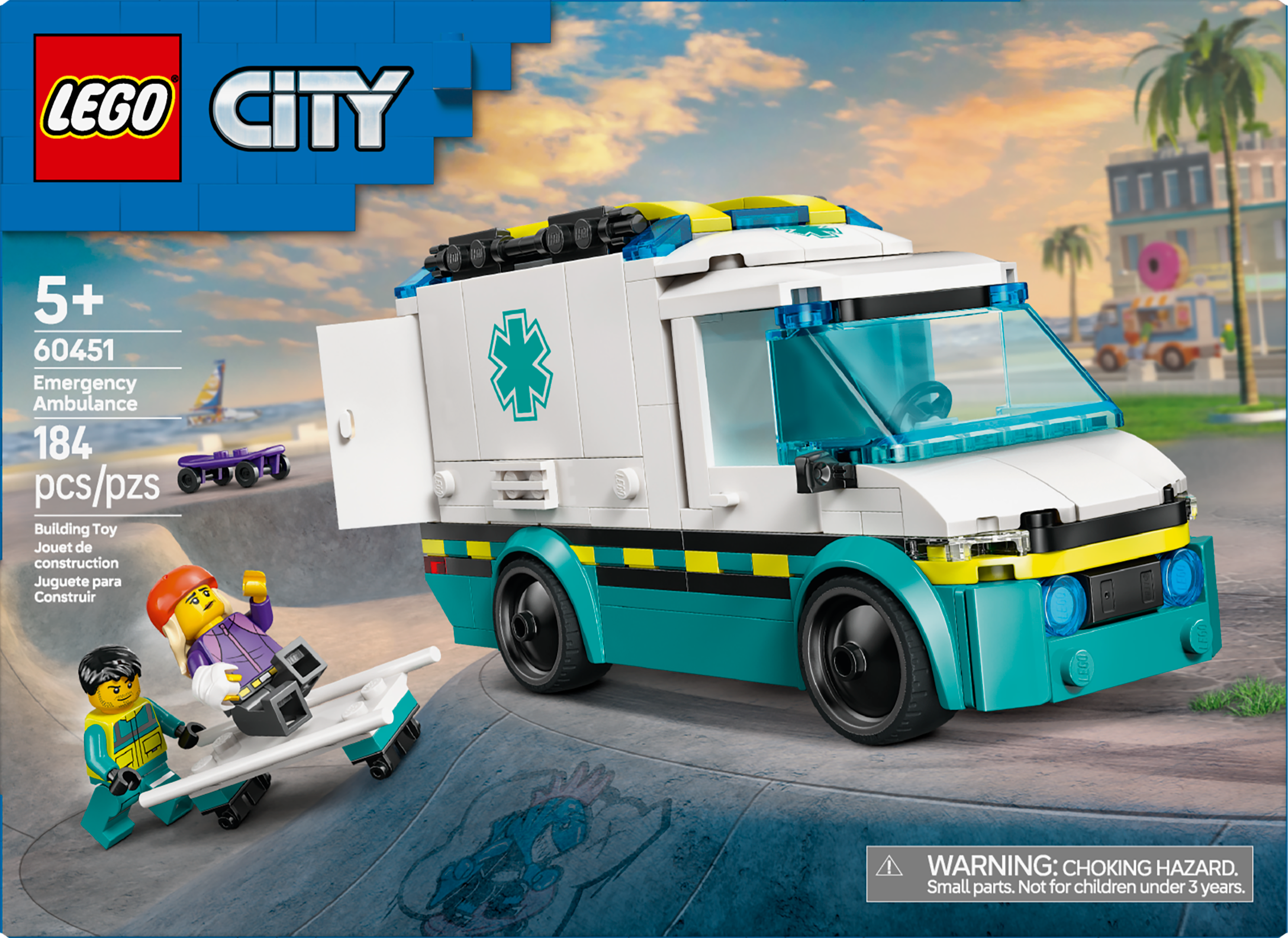 LEGO® City Emergency Ambulance Truck Building Set 60451 – La