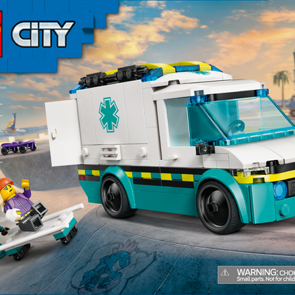 LEGO® City L’ambulance d’urgence, ensemble de construction de camion 60451