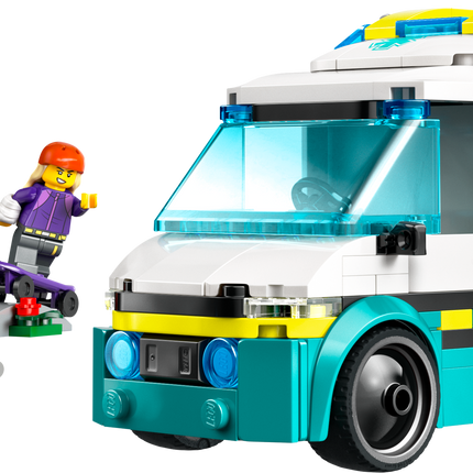 LEGO® City L’ambulance d’urgence, ensemble de construction de camion 60451