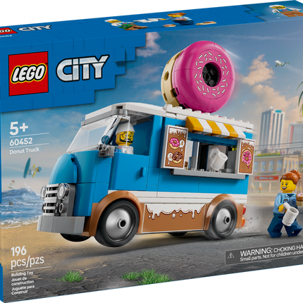 LEGO® City Le camion à beignes, ensemble de jeu de véhicule pour enfants de 5 ans et plus 60452