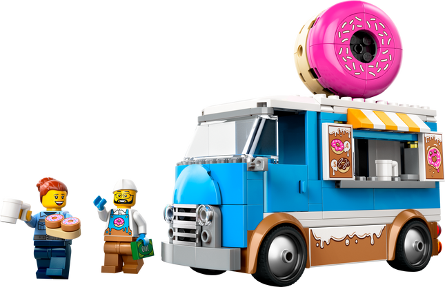 LEGO® City Le camion à beignes, ensemble de jeu de véhicule pour enfants de 5 ans et plus 60452