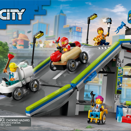 LEGO® City Limitless: Racing Car Acceleration Ramp, Soapbox Set 60460