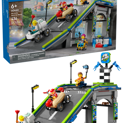 LEGO® City Limitless: Racing Car Acceleration Ramp, Soapbox Set 60460