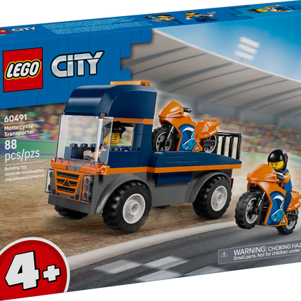 Lego City 60491 Motorcycle Transport