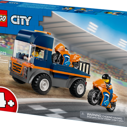 Lego City 60491 Motorcycle Transport