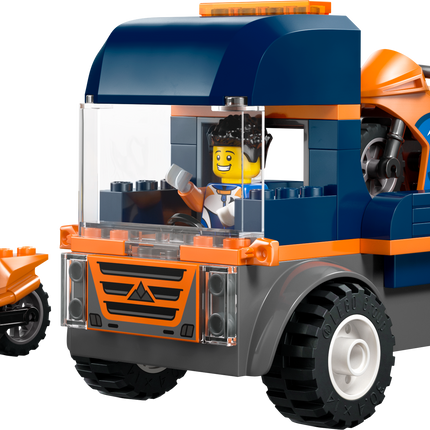 Lego City 60491 Motorcycle Transport