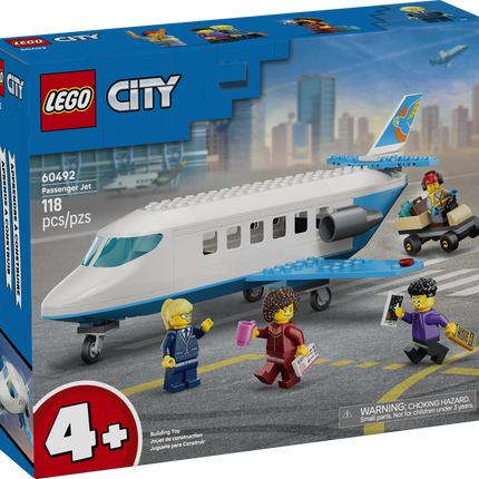 LEGO® City Passenger Airplane, Toy Airplane Building Set 60492