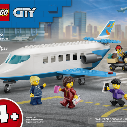 LEGO® City Passenger Airplane, Toy Airplane Building Set 60492