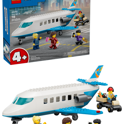 LEGO® City Passenger Airplane, Toy Airplane Building Set 60492