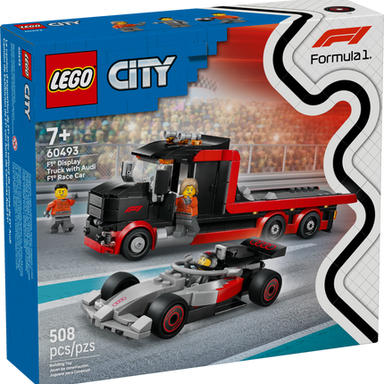 Lego City 60493 F1® Display Truck with Audi F1® Race Car