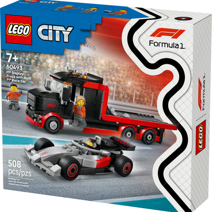 Lego City 60493 F1® Display Truck with Audi F1® Race Car