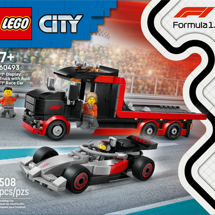 Lego City 60493 F1® Display Truck with Audi F1® Race Car
