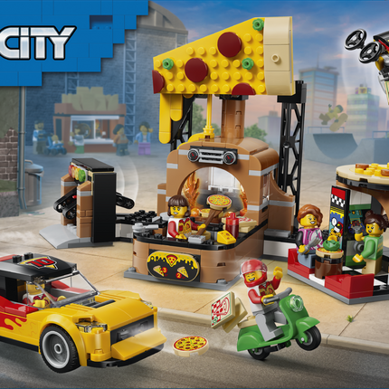 LEGO® City Pizzeria with Delivery Van 60496