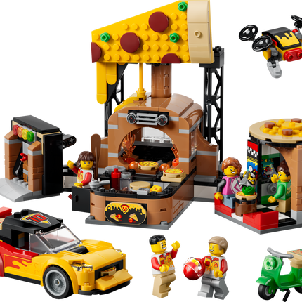 LEGO® City Pizzeria with Delivery Van 60496