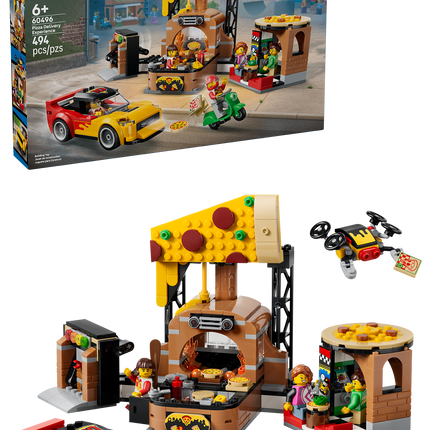 LEGO® City Pizzeria with Delivery Van 60496