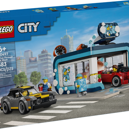 LEGO® City Car Wash, Building Toy Set 60497