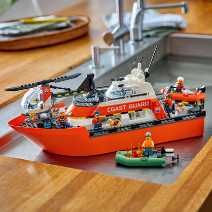 Lego City 60504 Coast Guard Rescue Boat and Helicopter