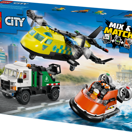 Lego City 60505 Plane, Support Truck and Hovercraft to Combine