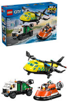 Lego City 60505 Plane, Support Truck and Hovercraft to Combine