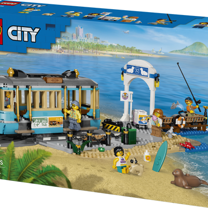 LEGO® City Seaside Tram, Train Toys 60506